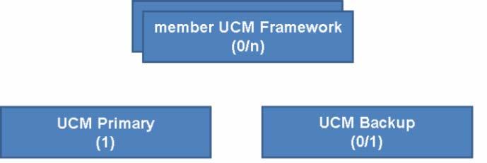 Figure 2: UCM server configurations UCM framework is installed and run on all CS 1000 Linux platforms (CP PM and COTS).