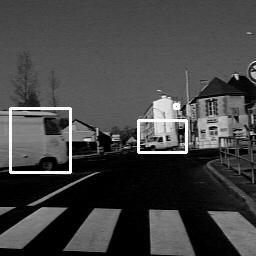 Although this example is simple s- ince it involves a static camera, it allows to validate the obstacles detection and tracking modules.