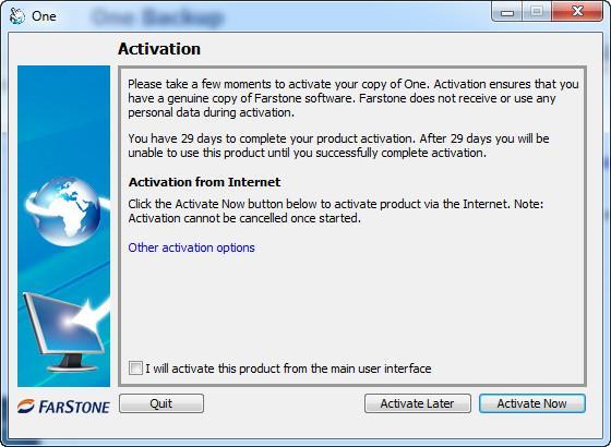 Click Activate Now to activate the product, and then click Next.