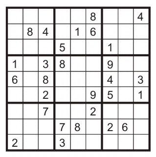 Example: Sudoku Variables: Each (open) square Domains: {1,2,,9} Constraints: 9-way alldiff for each column