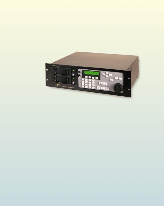 V1 V1 Digital Recorders With thousands of systems shipped to post production houses and broadcast facilities worldwide, the V1 is fast becoming the standard VDR for many applications.
