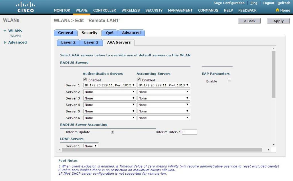Configure the Remote LAN Configuring Voice or