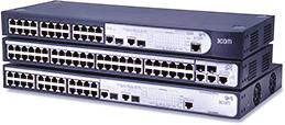 Series models include rack-mountable 24-, 48-, and 24-port PoE Fast Ethernet switches, and small-form 8-port Fast Ethernet PoE and 10-port Gigabit PoE switches.
