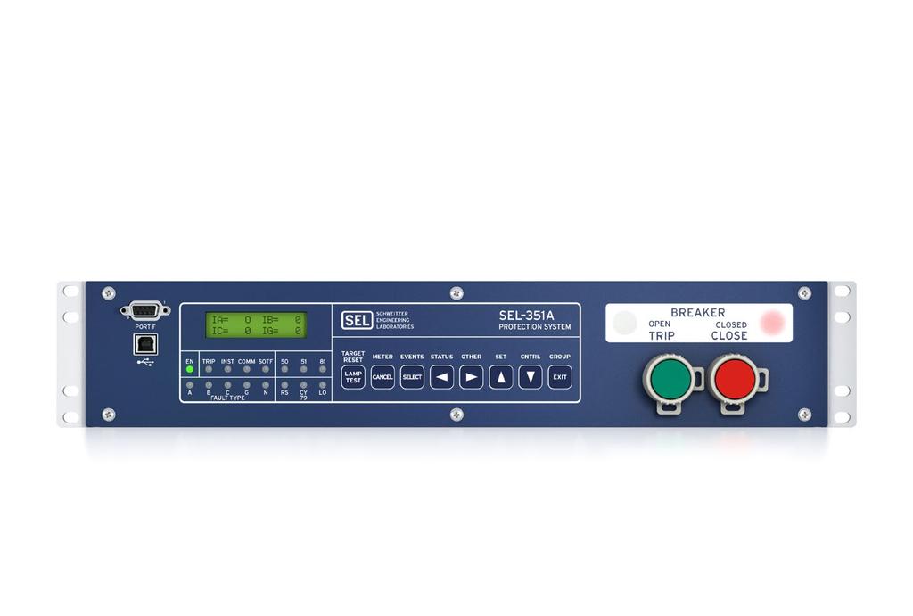 SEL-351A Protection System A low-cost, economical solution for distribution feeder protection Achieve sensitive and secure fault detection using comprehensive protection functions.
