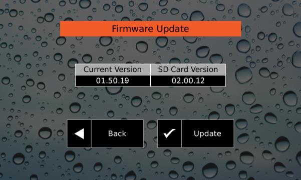 Firmware Upgrade to M-Touch 2.00.12 PREREQUISITES SD card up to 32GB, FAT16 or FAT32 formatted. Download FW_TOUCH_02.00.12.zip (available on http://www.bentelsecurity.com/index.php?