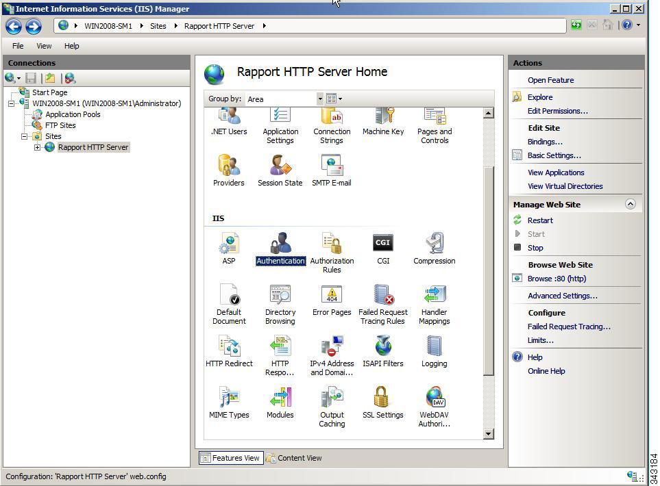 Problem in Repository Installation in IIS 7.