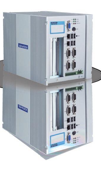 Robust Industrial Design Advantech Fanless Box PCs are designed for the harsh working environments of factory floors.