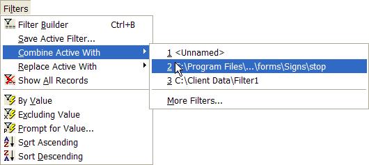 can filter for the same value or for a different value. As long as you save this filter you may use it over and over, finding as many different values as necessary to recall the desired information.
