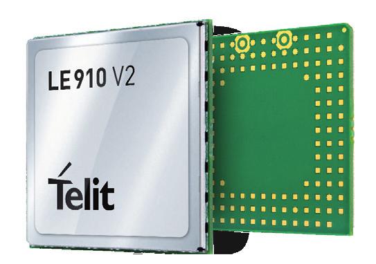 LTE modules The LE910 is essentially two high-speed cellular modules in one.