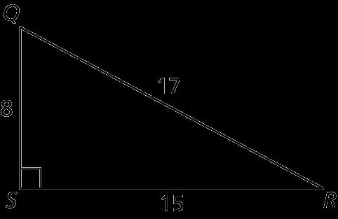 The tangent of the angle is 15 8. In Exercises 4 6, let B be an acute angle. Use a calculator to approximate the measure of B to the nearest tenth of a degree. 30. sin B 0.64 31. cos B 0.12 32.