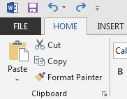 FORMAT PAINTER Some sections of your text may be formatted in a way that you wish to apply to another piece of text.
