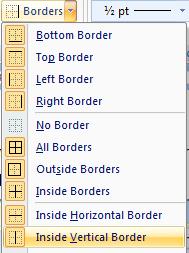 you can also select Inside Vertical Border to remove all the