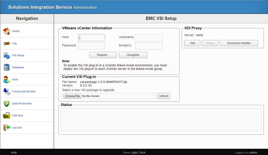 Configuring and Using the EMC Solutions Integration Service Deleting a user or storage administrator Before deleting storage administrators, ensure that they have deleted all the storage systems they