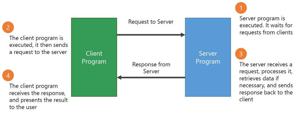 The Client-Server Model Many network applications follow the client-server model In