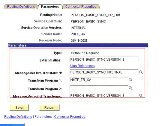 Installation Note: For PeopleSoft HRMS 9.2 Image 4 or later, the value for the Transform program 1 field must be HCM_MSG_XFRM instead of HMTF_TR_OA. d. In the Message.