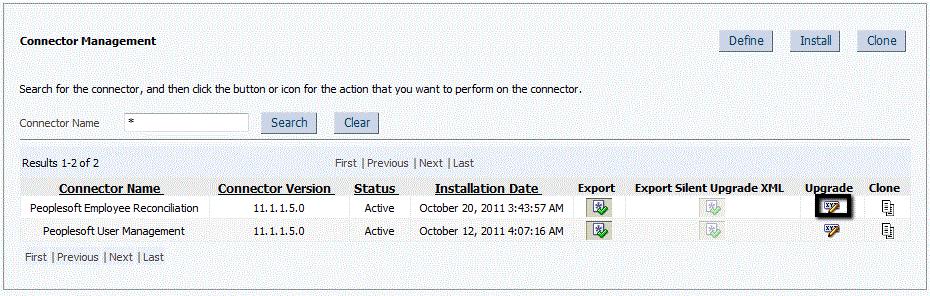 Upgrading the Connector 2. Log in to the Administrative and User Console. 3.