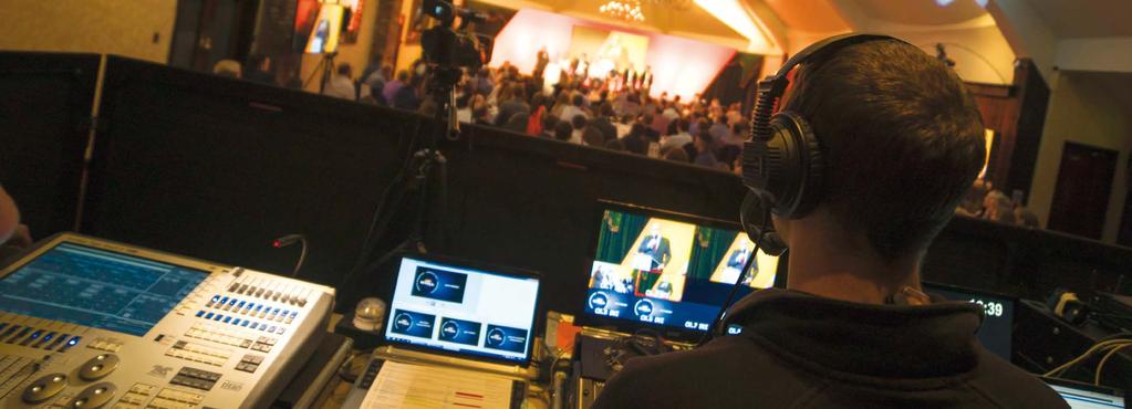 Conferences PROFESSIONAL SERVICE AND INNOVATIVE SOLUTIONS When it comes to audio visual production for your conference, you are in safe hands with