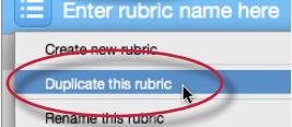Click Save to save the changes Exporting and Importing Rubrics Within the Rubric Manager instructors can export rubrics to share with