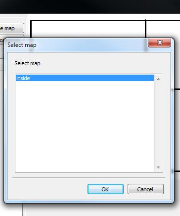 MAP VIEW Map window Figure 5.5: Create link Map window Map windows are opened from the Display menu from the Maps submenu.