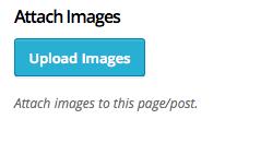 8. Gallery post 1 2 Click Upload images This brings up the uploader popup where you