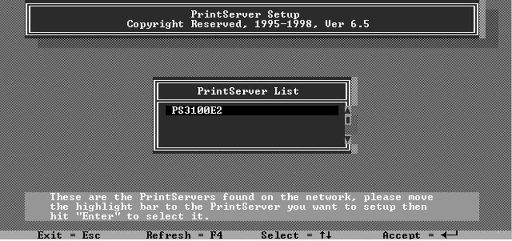 2. Run the PSETUP program included on the CD-ROM. ( Ex. e:\dosutil\psetup.exe ) 3.