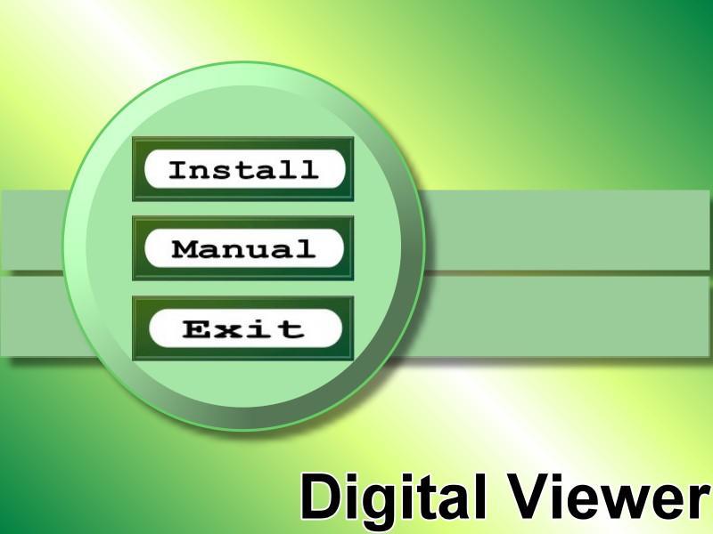 Installation the Digital Viewer II Application Software 1.