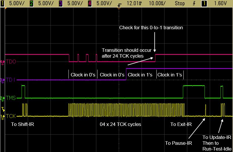 21 Keysight Understanding x1149 Integrity Test Application Note Figure 22. IR_Length scope capture Let s illustrate this using the Bravo board.