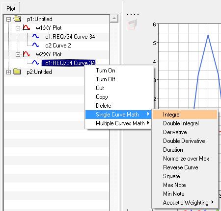 This is an additional way to create plots based on single curves and multiple curves. Notice how many of the functions available in the Define Curves panel are also available using the Plot Browser.