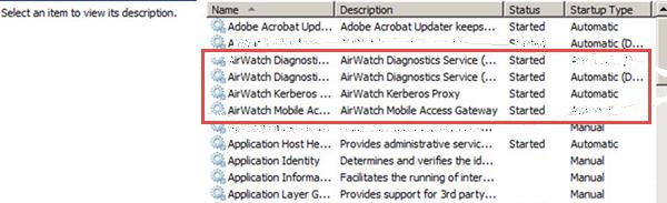 Chapter 7: VMware Tunnel Management 4. Enable Kerberos from the SDK settings in the AirWatch Console so the requesting application is aware of the KKDCP.