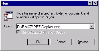 30 CHAPTER 2 Do not run the installer from the deploy directory of the machine on which you have the management console installed. The installer will delete the management console.