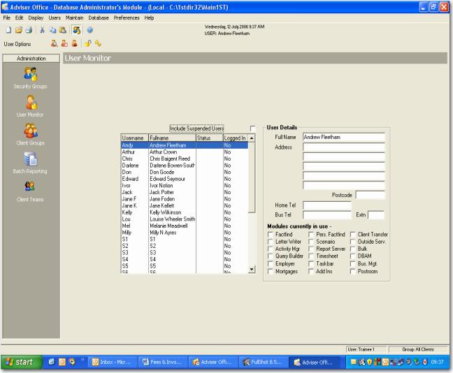 Setting up Time Sheet User Access It is possible to determine which Time Sheets an individual user can access as well as setting up what that individual s and Company working hours are.
