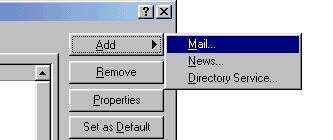 1. Click Tools and select Accounts from the pull-down menu (see Figure 1).
