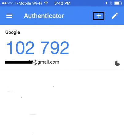 5) The Configure Device page will appear with a displayed QR code. Follow the on-screen instructions (described in more detail below) to configure Google Authenticator on the selected device.
