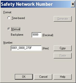 CIP Safety and the Safety Network Number Chapter 4 based format is selected, the SNN represents a localized date and time.