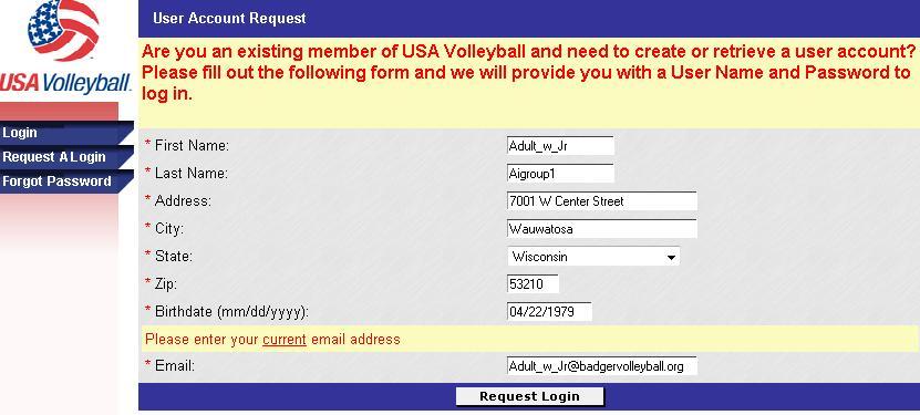 Step #4 The 2009-10 season was the first season that Badger Region used this online