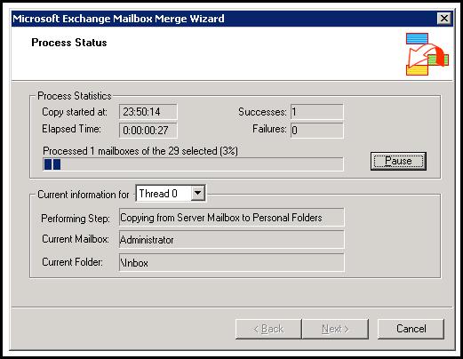 Now, we have PST file for the RSG repaired mailboxes.