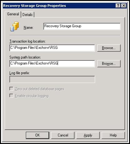 Step3) Add Database to Recovery Storage Group a) Open Exchange System Manager and navigate to the RSG created.