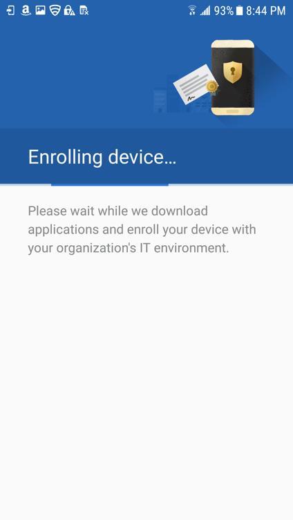 Tasks: Samsung Knox Mobile Enrollment (KME) Samsung KME provides a streamlined way to deploy Samsung Android devices purchased via
