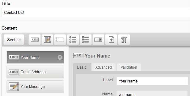2. Next, choose Add Form with Form Builder, as shown above. 3.
