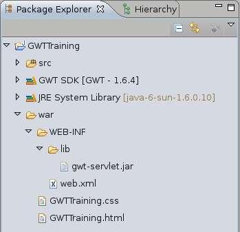 The war Folder The war folder structured in the standard Java web app "expanded war" format to simplify application deployment.