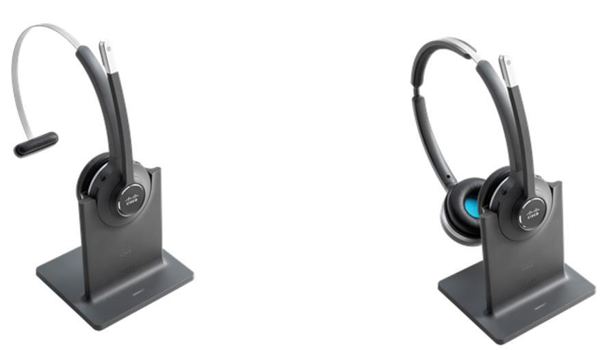 Figure 3. Cisco Headset 561 and 562 Table 4.