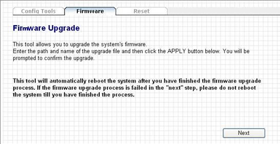 3-6-2 Firmware Upgrade In this menu, you can upgrade the firmware of this projector server.