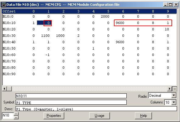 Port Configuration on the MVI46-MCM The port configuration for the MVI46-MCM is similar to most other MVI modules, except the values are obviously mapped into flat data tables since UDTs and tag