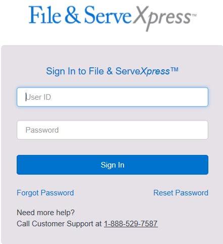Filing and Serving Documents Overview The File and ServeXpress Quick Guide provides a convenient source of information to help you efficiently file and serve your documents.