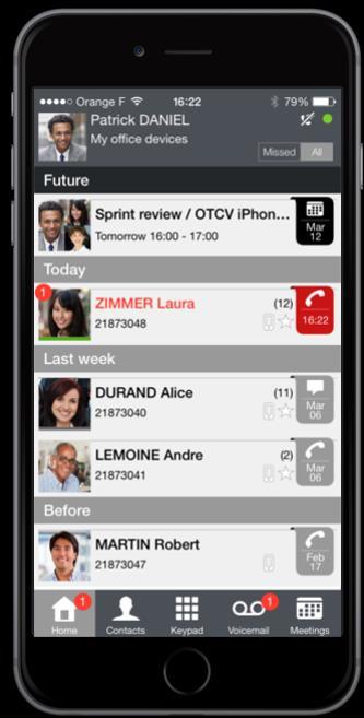 OpenTouch Conversation for iphone
