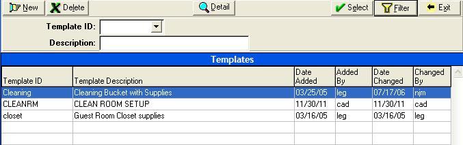 Production Order Templates This file contains templates for grouping items together to create a single production item with automatic unit of measure conversion.
