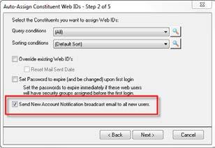 How to create new My BackPack accounts (Web ID Wizard) When you create a new account, the new password is a random, system-generated password.