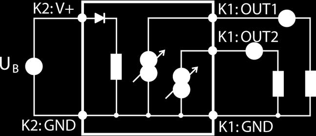 devices connected to the unit. The voltage drop in the cable depends both on cable resistance and on the equivalent resistance of the devices connected in parallel to the unit.