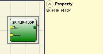 SR FLIP FLOP SR FLIP FLOP operator brings output Q at 1 with Set, 0 with Reset. See the following truth table.