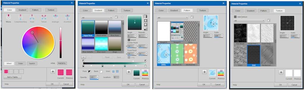 Leave a few images for the following Flood Fill section. The Flood Fill Tool Select the Flood Fill tool. Select a color and then select an empty section of the display and press the left mouse button.